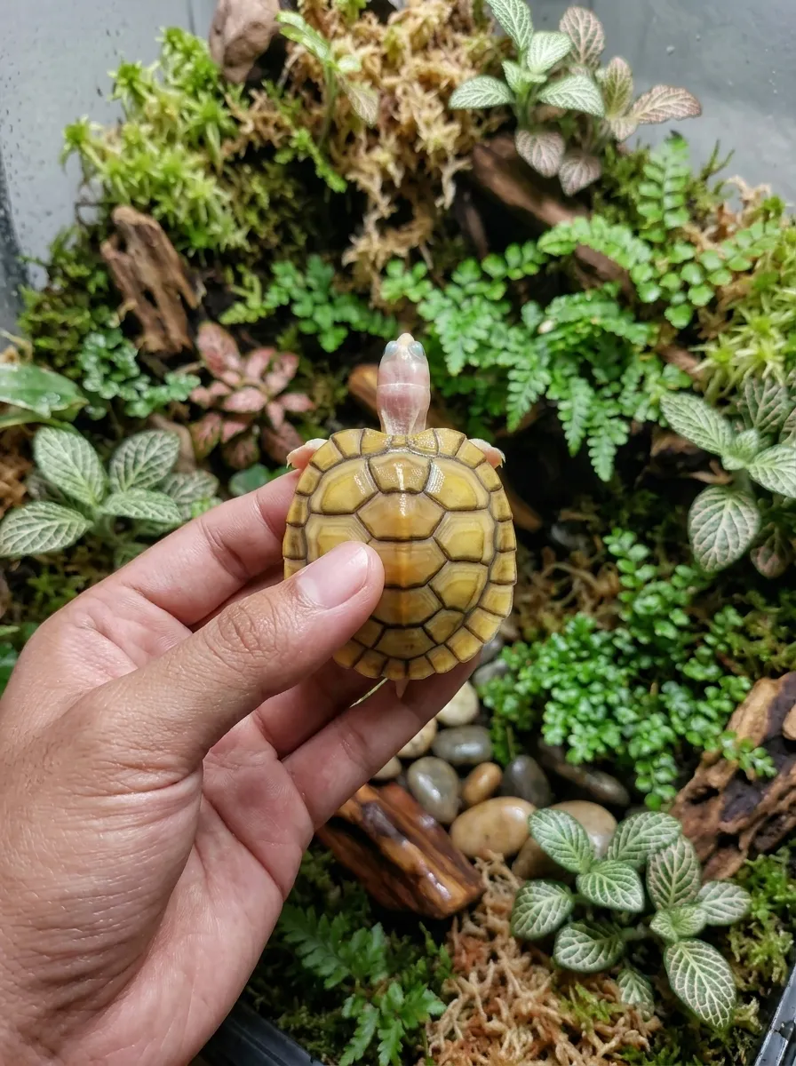 Kura-kura Brazil Caramel (Caramel Morph Red-Eared Slider)